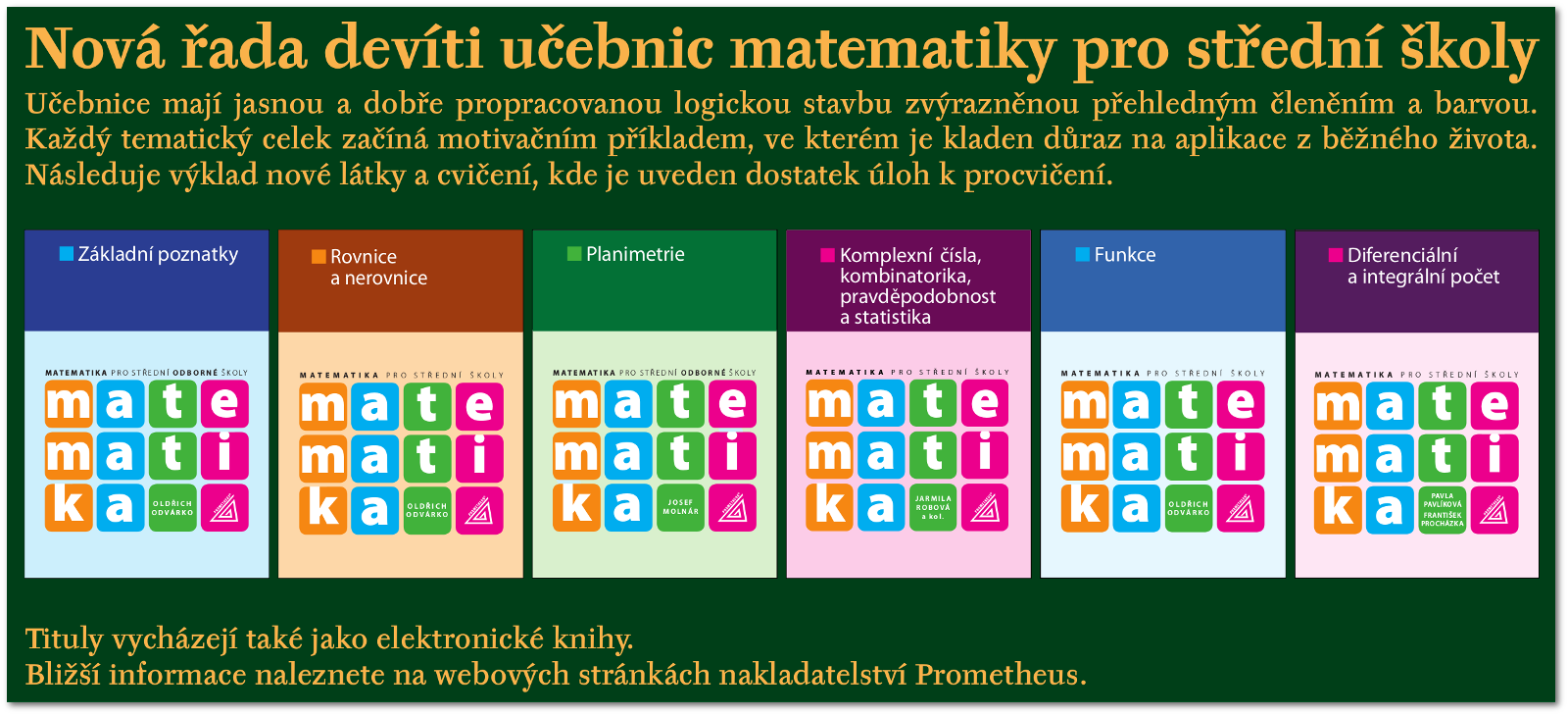 Učebnice matamatiky pro SŠ